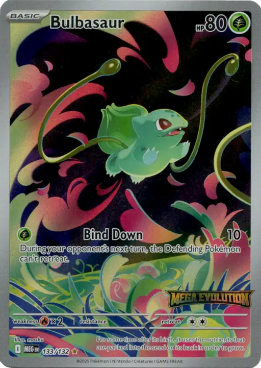 Mega Evolution stampped Bulbasaur IR